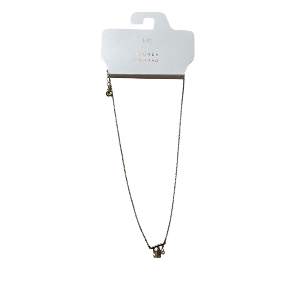 Lauren Conrad Gold Necklace with Charm